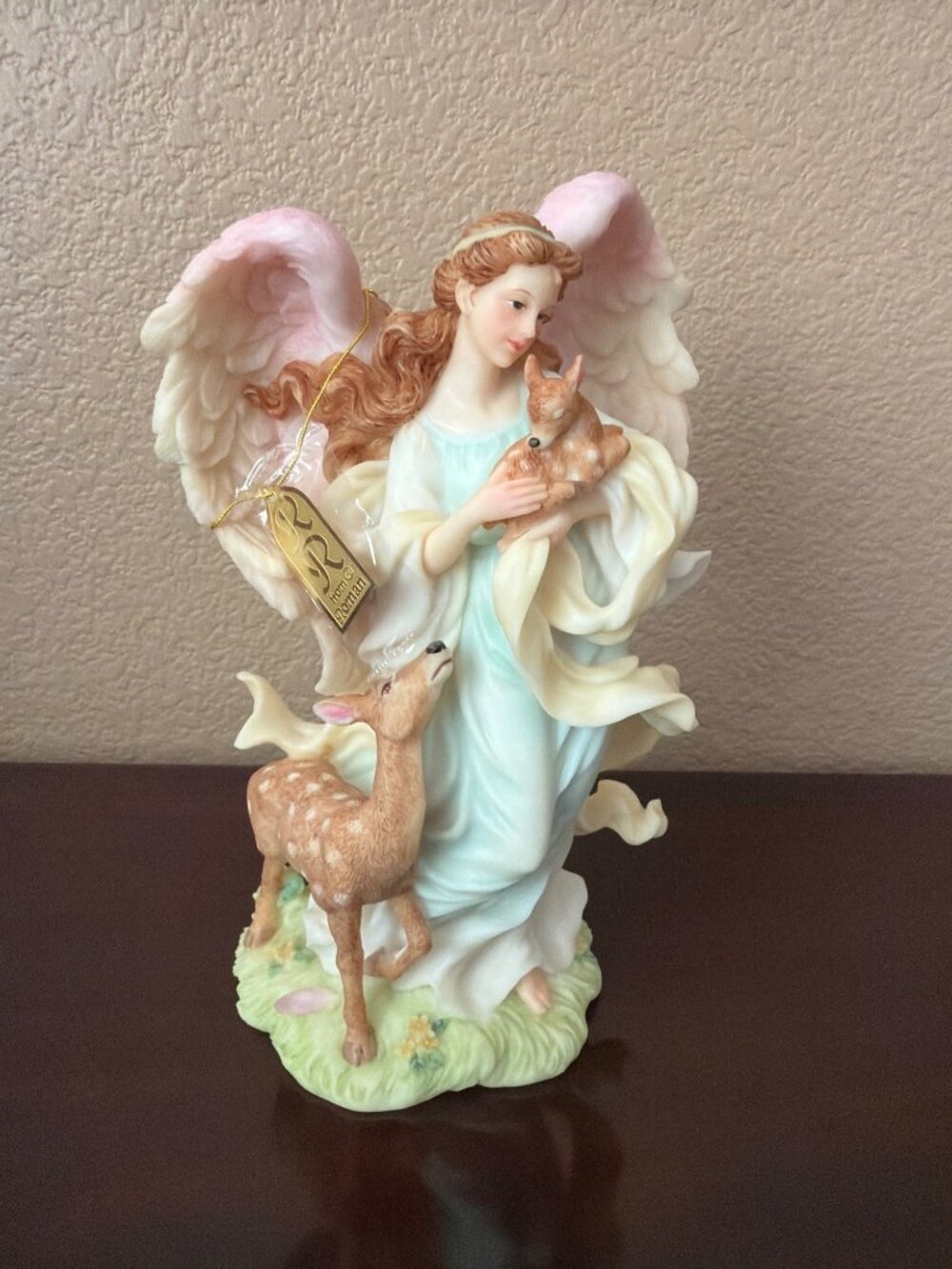 1998 Seraphim Classics Lillian Nurturing Life Angel Figurine w/Deer 1998 NEW - Picture 2 of 16